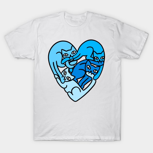 kitty heart T-Shirt by cmxcrunch